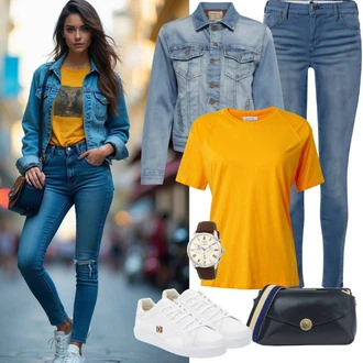 outfit mit Modra/Temno modra Kavbojke Usnjena Jakna/Kavbojka z Nizkim Pasom/Usnjene Čevlje/Ozke Kavbojke/Kavbojke Visokega Pasu/Push up Kavbojke/Kavbojke z Razporkom/Kavbojka z Nizkim Pasom Superdry "Poletni videz za vsakdanjo uporabo"