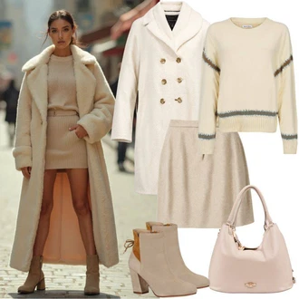 outfit mit Bež/Rjava/Khaki Volnen Pulover/Women's Pullovers with Stand-up Collar/Pulover Carmen/Mohair Pullover/Pulover iz Kašmirja/Pleteni Pulover/Pulover iz Kašmirja/Fini Pleteni Pulover/Pulover z Okroglim Izrezom/Pulover z ovratnikom DAY BIRGER ET MIKKELSEN, Krem/Bela/Bež/Khaki Zimske superge/Zimski škornj iz jagnječje kože/Zimski gležnjar/Gležnar na Vezalke/Škorenj iz Jagnječje Kože/Oblazinjeni škorenj/Treking Čevelj/Debele Superge Napapijri, Bela/Bež/Krem/Rjava Plašč iz Bukleja/Teddy Plašč/Pleten Plašč iz Flisa/Pleteni Plašč/Umetnega Krzna Plašč/Plašč Lama answear lab, Bež/Rjava/Bela Krilo uniseks/Hlačno krilo/Moderno krilo/Mini Krilo/Krilo z elastiko/Krilo iz 90-ih Trendyol, Bež/Temno rjava/Rjava/Khaki/Temno zelena Men's Bags/Mini nahrbtnik/Mini nahrbtnik Vans "Popolno za jesen"