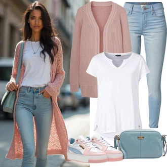 outfit mit Roza Usnjene superge/Superge Nizka/Ozka superga/Teddy superga/Poletne superge g star "Popolno za prosti čas"