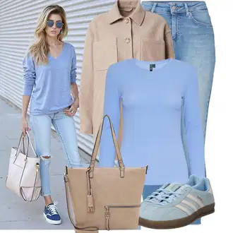 Outfit s Vila "Skvělý pro volný čas"