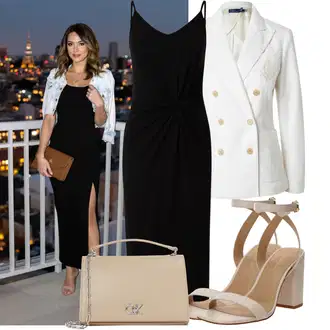 Outfit sa Crna Haljina Veći Broj Edited "Cool za slobodno vrijeme"