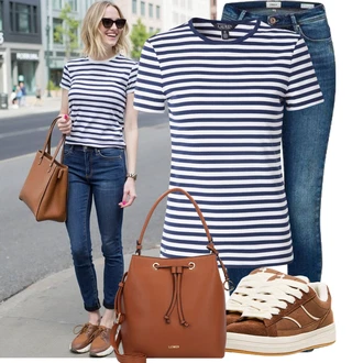 Outfit s Modrá/Lilové barvy/Tmavě modrá/Světle modrá Kožená bunda/Dámské Džíny s Délkou 7/8/Džíny s Nízkým Sedem/Džíny s Dírou/Kožené Boty/Navlékací džíny/Push up Džín/Džíny s Rozparkem/Džín s Nízkým Pasem Only "Stylový vzhled pro volný čas"
