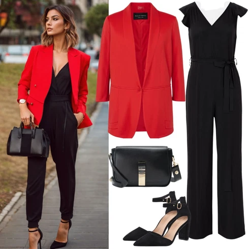 Kombinace Hnědá/Červená/Fialová/Růžová Oversize Sako/Dlouhý Sako/Blůzové Sako/Boyfriend Sako/Elegantní Sako Only