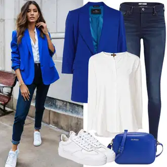 Narozeniny Outfit s Modrá/Světle modrá Kožená bunda/Slim Fit Džíny/High Waist Džínové Kalhoty/Džíny s Rozparkem/Džíny Regular Fit/Kotníková Bota/Kožená Pánská Bund/Push up Džín/Kožené Boty/Dámské Džíny s Délkou 7/8/Zimní bunda Lee "Stylové kombinace pro volný čas"Look: Bar, 18. narozeniny, Koncert, Den matek, Škola, Narozeniny