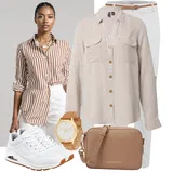 Béžové VERO MODA Outfity image