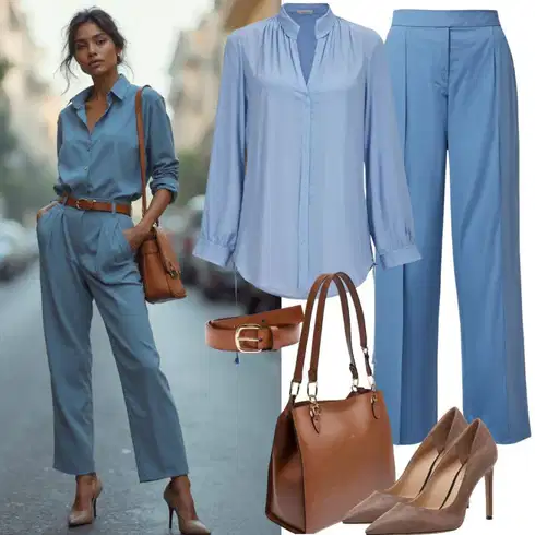 Kombinace Oranžová/Hnědá/Béžová Doplňek Ležérní pásek/Pásek bez Přezky/Kožený Pásek/Široký Opasek/Klasické Pásky Pieces