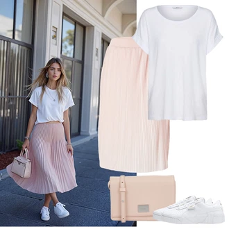 Outfit s Bílá Lékařská Bota/Ortopedická Bota/Komunijní bota/Diabetická Bota/Nízká Teniska/Úzká Teniska/Semiortopedická bota/Bota Na Pěší Turistiku/Zdravotní bota/Tenisky s Bočním Zipem/Teniska se zapínáním na suchý zip Puma "Lehký outfit"