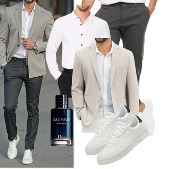 Büro Outfit mit J.VER , Unkategorisiert COOFANDY "Business Outfit"Look: Boyfriend, Casual, Classic, Sportlich, Streetwear, Uni, Leger, Büro, Stil, Dad, Coole, Elegant, Moderne, Chill, Business