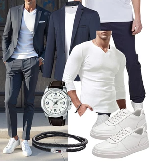 Business Outfits Casual mit Unkategorisiert Lehmanlin, Unkategorisiert Bruno Marc "Business Outfit"Look: Attraktive, Sportlich, Goa, Casual, GoGo, Classic, Elegant, Moderne, Rap, Empire