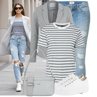 Nevěsta Outfit s Bílá/Krémová/Stříbrný Nízká Teniska/Teniska na platformě/Kožené Tenisky/Tenisky s Bočním Zipem/Úzká Teniska/Plátěná Teniska Paul Green "Skvělý pro volný čas"