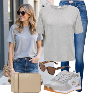 Outfit s Šedá Nezařazené Skechers "Skvělý pro volný čas"