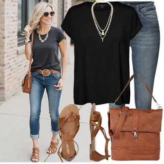 Koncer Outfit sa Plava/Tamnoplava Kožna Jakna/Slip-on Traperice/Bikerske Traperice/High Waist Traperice/Termo Traperice/Push-up Traperice/Kožne Cipele/Muška Kožna Jakna/Zimska jakna/Traperice Slim Kroja/Čizma do Gležnja/Traperice s Prorezom Only, Crna Majica I Top Veći Broj/Tunika/Bluza Veći Broj VERO MODA, Smeđa/Bež Poslovna Torba/Torbica/Torba Za Laptop/Torba za rame/MacBook futrola/Ured Za Torbu/Torba Za Notebook About You, Bež/Smeđa Gladijator sandala/Vintage sandala/Ljetna Cipela/Sandala s Remenčićem/Rimska sandala/Sandala s T Remenom About You "Moderna kombinacija za slobodno vrijeme"Look: Koncer, 18. rođendan, Škola, Festival, dan na plaži, Malle, 30. rođendan