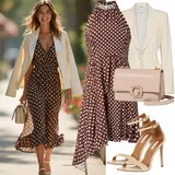 Outfity s manšestrovými šaty image