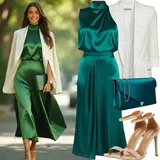 Outfity se šaty s vodopádovým výstřihem image