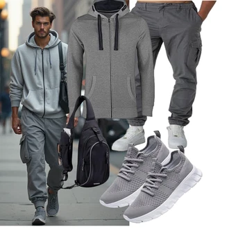 Wandern Outfit mit Hellgrau/Dunkelgrau/Grau/Khaki Boyfriend Hose/Trekkinghose/Funktionshose/Cargo-Jogginghose/Capri/Cargohose/Cargo Short Smith & Solo, Unkategorisiert Damyuan, Unkategorisiert WATERFLY "Freizeit Outfit"Look: Fitness, Arbeits, Freizeit, Training, Laufen, Trekking, Wandern, Joggen, Gym, Tennis, Rad­fahren