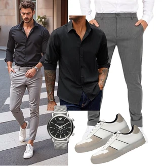 Abschlussball Outfit mit PJ PAUL JONES "Freizeit Outfit"Look: Party, Abschlussball, Hochzeit, Ball, Wasen