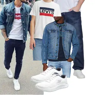Sportlich Outfit mit Jacke b BLEND "Freizeit Outfit"Look: Moderne, Sportlich, Schick, Rockige