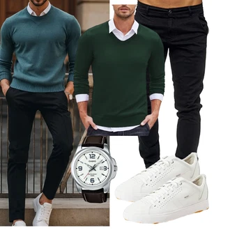 Freizeit Outfits Jeans Winter mit Unkategorisiert COOFANDY "Freizeit Outfit"