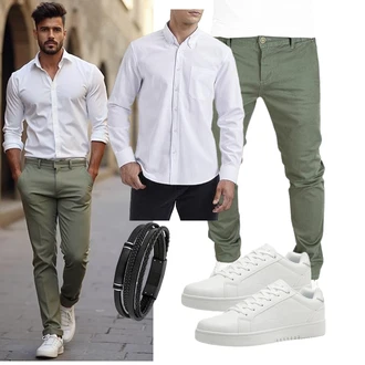 Valentinstag Outfit mit Unkategorisiert HISDERN "Freizeit Outfit"Look: Vatertag, Festival, Party, Valentinstag, Hochzeit, Ball, Wasen
