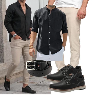 Techno Outfit mit Unkategorisiert siliteelon "Freizeit Outfit"Look: Techno, Classic, Boyfriend, Elegant, Outdoor, Schön, Uni
