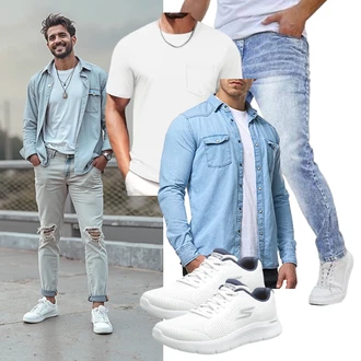 Kurz Outfit mit Unkategorisiert EKLENTSON "Freizeit Outfit"