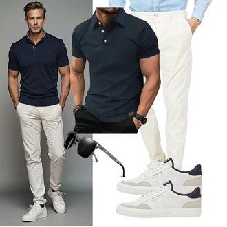 Tapered Outfit mit Boss "Freizeit Outfit"