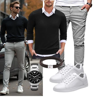 Freizeit Outfits Jeans Winter mit COOFANDY "Freizeit Outfit"