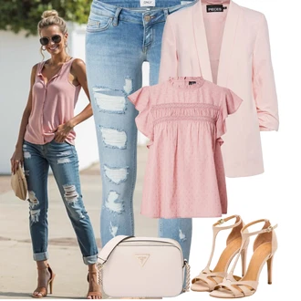 50. rođendan Gost Outfit sa Pink Pieces "Jarní outfit"Look: Majčin dan, 60. rođendan, Korporativna zabava, Posebne prigode, Koncer, Škola, 40. rođendan, 50. rođendan, Rođendan