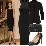 Outfity s šaty v délce ke lýtkům image