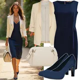 Letní Šaty z Viskózy Ke kolenům Outfity image