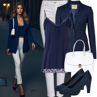 Old Money Outfit s Bílá/Krémová Džíny Kožená bunda/Slim Fit Džíny/Kotníková Bota/High Waist Džínové Kalhoty/Termální Džíny/Džíny s Rozparkem/Kožené Boty/Push up Džín Only "Letní vzhled pro módní ženy"Look: Styl, Cool, Old Money, Univerzitní