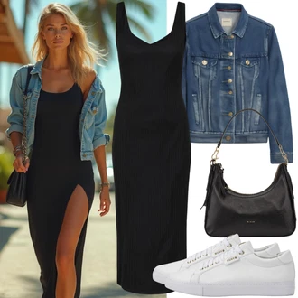 Outfit sa Bijela/Bež/Krem/Plava/Kaki Vintage Tenisica/Skate cipela/Tanka Tenisica/Niska Tenisica/Rupičasta Tenisica/Ljetna Tenisica/Kožna Tenisica Nike Sportswear "Ljetne odjeće"