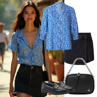 Recikliran material outfit mit Črna/Siva Torbica za čez ramo/Vrečka za prenašanje/Torba za čez ramo/Billfold/Mini torbica/Satchel torba/Torba za čez ramo Calvin Klein Jeans "lušten poletni videz"