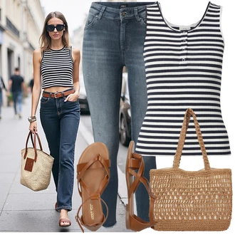 Outfit sa JdY "Odličan za slobodno vrijeme"