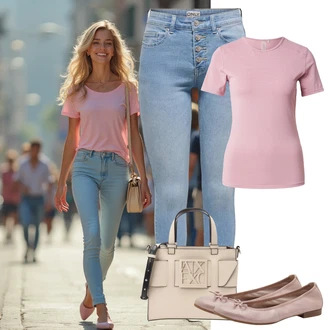 outfit mit Armani Exchange "outfit za poletje"