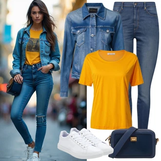 outfit mit Modra/Temno modra Kavbojke Usnjena Jakna/Kavbojka z Nizkim Pasom/Usnjene Čevlje/Ozke Kavbojke/Kavbojke Visokega Pasu/Push up Kavbojke/Kavbojke z Razporkom/Kavbojka z Nizkim Pasom Superdry "Poletni videz za vsakdanjo uporabo"