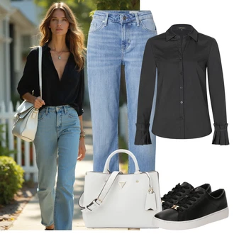 Velike velikosti outfit mit Siva/Svetlo modra/Svetlo zelena/Bela Torba za čez ramo/Poslovna torba/Vrečka za prenašanje/Pisarniška torba/Satchel torba Guess "popoln poletni videz"