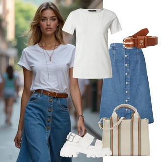 outfit mit Tommy Hilfiger "popoln poletni videz"