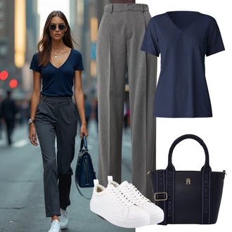 Outfit s Bílá/Krémová Bota Teniska na platformě/Letní tenisky/Kožené tenisky/Nízká Teniska/Tenisky s Bočním Zipem/Úzká teniska Vagabond Shoemakers "Lehký outfit"