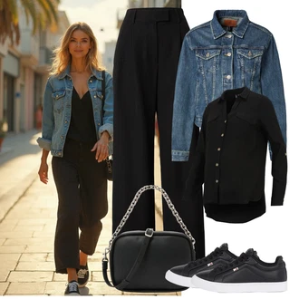 Outfiti Velikih Velikosti "poslovni poletni videz"