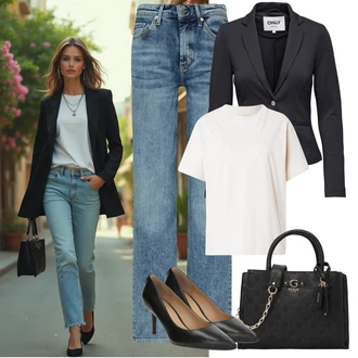 Oblazinjen outfit mit Črna/Rjava/Bela Poslovna Obutev/Udobna črpalka/Čevelj Z Visoko Peto/Visoka Peta Črpalka/Črpalka z Nizko Petom/Slingback Črpalka/Vintage Črpalka Polo Ralph Lauren "poslovni poletni videz"