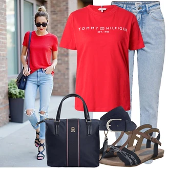 Outfit s Tmavě modrá/Modrá Páska Ležérní pásek/Pásek bez Přezky/Kožený Pásek/Široký Opasek/Klasické Pásky Vanzetti "Outfity na každý den"