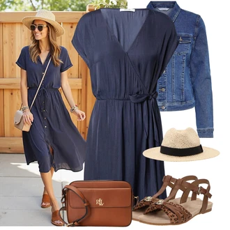 Kombinacije za jesen "Sommer Look für den Alltag"