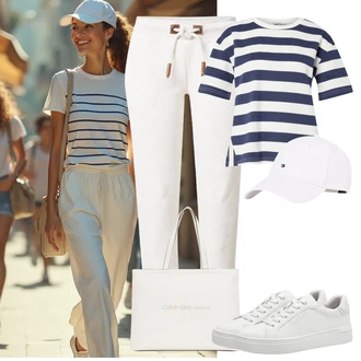 outfit mit Tommy Hilfiger "športni videz"