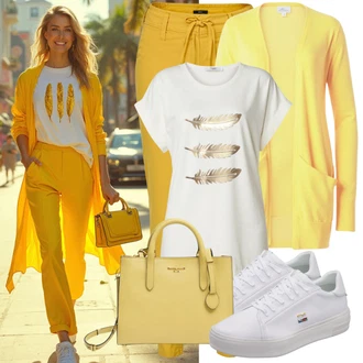 outfit mit Bež/Khaki Poslovna Hlača/Nagubane hlače/Obleka Hlača/Hlače z Visokim Pasom/Hlače iz muslina/Hlača z Razporkom/Plisirane Hlače/Plisirane spredaj hlač/Slip-on Hlača/Ravna Hlača/Moška Usnjena Jakna Trendyol "Ulični slog Outfit"