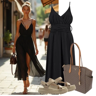 outfit "videz za poletno večerjo"
