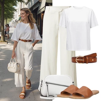 Nadrozměrné Outfit s Šedá/Bílá/Krémová Tričko/Jednoduchý top/Mužské běžecké boty/Funkční tričko/Síťované tričko/Tričko nadměrné velikosti/Tričko s krátkým rukávem Only "Lehký outfit"Look: Klasické, Nadrozměrné, Skromné, Unisex
