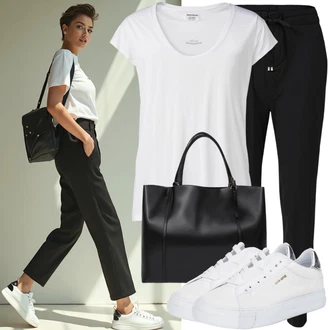 outfit mit Bela Superga Usnjene superge/Superge Nizka/Ozka Superga/Superge Z Bočno Zadrgo/Superge z ježkom sam73 "Cool vsakdanja oblačila"