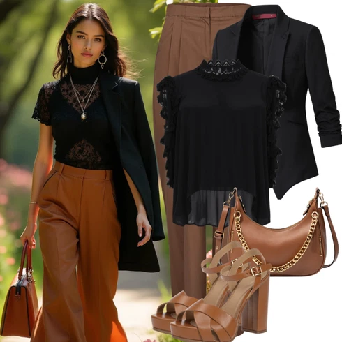 Elegantní obchodní outfit