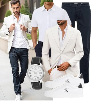 Outfit mit Calvin Klein "Freizeit Outfit"
